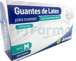 [WELLGUARD] GUANTE LATEX T7M CAJ DE 100