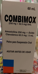 [BIOS] COMBIMOX(AMOXICILINA 250 MG +ACIDO CLAVULÁNICO  62.50 MG/5ML FCO  60ML