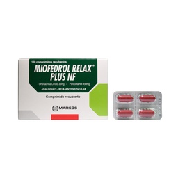 [MARKOS/MARCA] MIOFEDROL RELAX PLUS (ORFENADRINA +PARACETAMOL) - TABLETA
