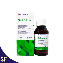 [ELIFARMA/MARCA] (C)SILENAI CL  NF (DEXTROMETORFANO 15MG+PSEUDOEFEDRINA 15MG+CLORFENAMINA 2MG/5ML)120ML JBE