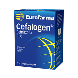 [EE05381] CEFALOGEN 1 GR (CEFTRIAXONA) I.M