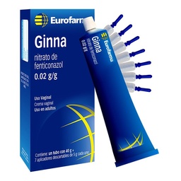[EUROFARMA] GINNA 40GR / NITRATO DE FENTICONAZOL (+7 APLIC) CREMA