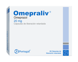 [PORTUGAL/MARCA] OMEPRALIV 20MG (OMEPRAZOL) CÁPSULA LIB. RETARDADA